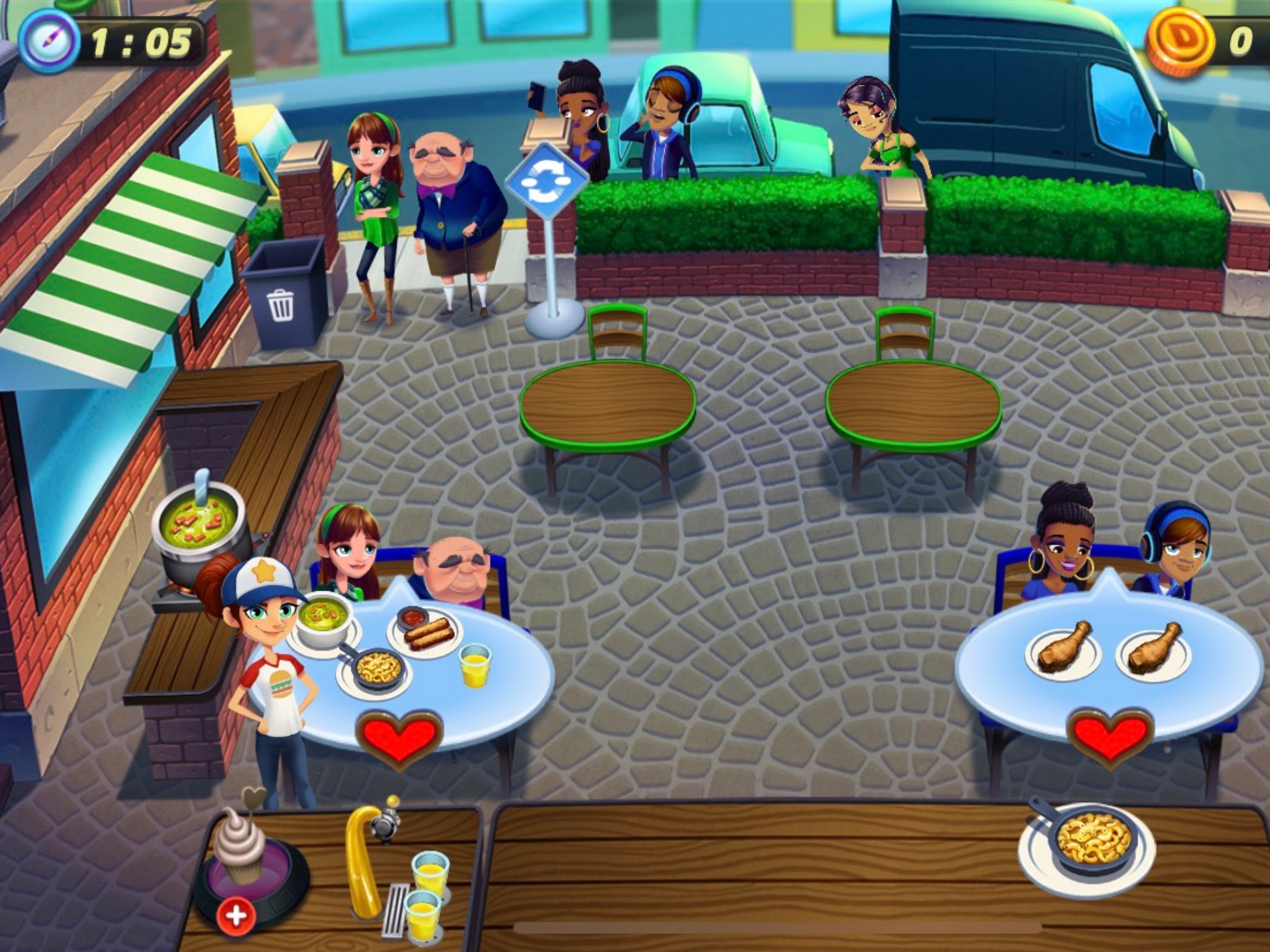 Play Diner Dash online, free